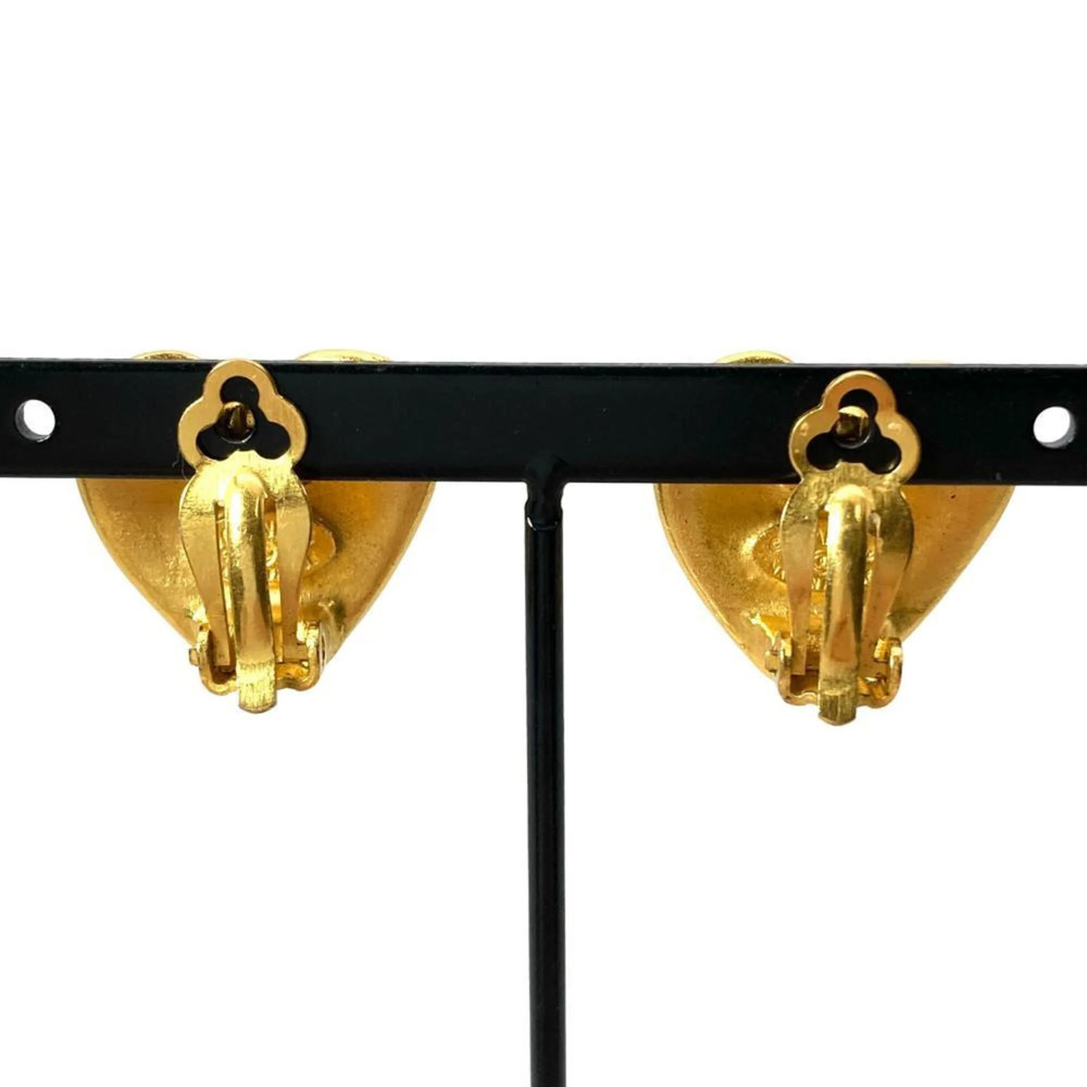 CHANEL Vintage Silver Logo Earrings - Picture 2 of 5